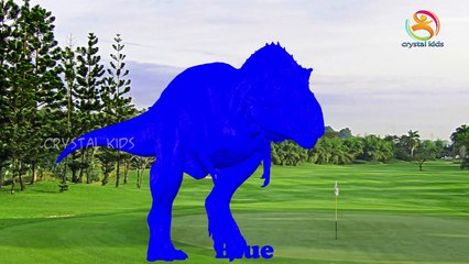 Learning colors with dinosaurs and horses colors Lesson 3d animals collection