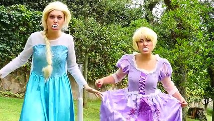 Maleficent Joker Capture Frozen Elsa! w/ Spiderman Funny Superheroes :)