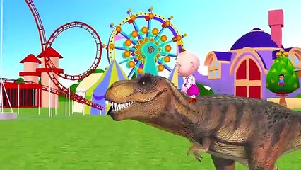 Little Baby Boy Dinosaurs Banana Car Learning Hokey Pokey Dance & Hot Cross Buns Nursery R