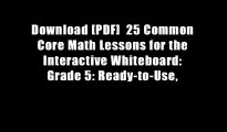 Download [PDF]  25 Common Core Math Lessons for the Interactive Whiteboard: Grade 5: Ready-to-Use,