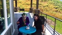 Spiderman Smashes Cake In Jokers Face!? Silly Superhero Prank In 4K