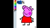 Peppa Pig Painting and Coloring Game - Paint and Color George Pig