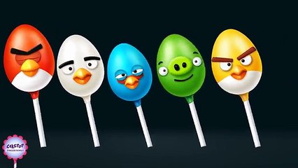 The Finger Family Angry Birds Family Nursery Rhyme | Cake Pop Finger Family Songs