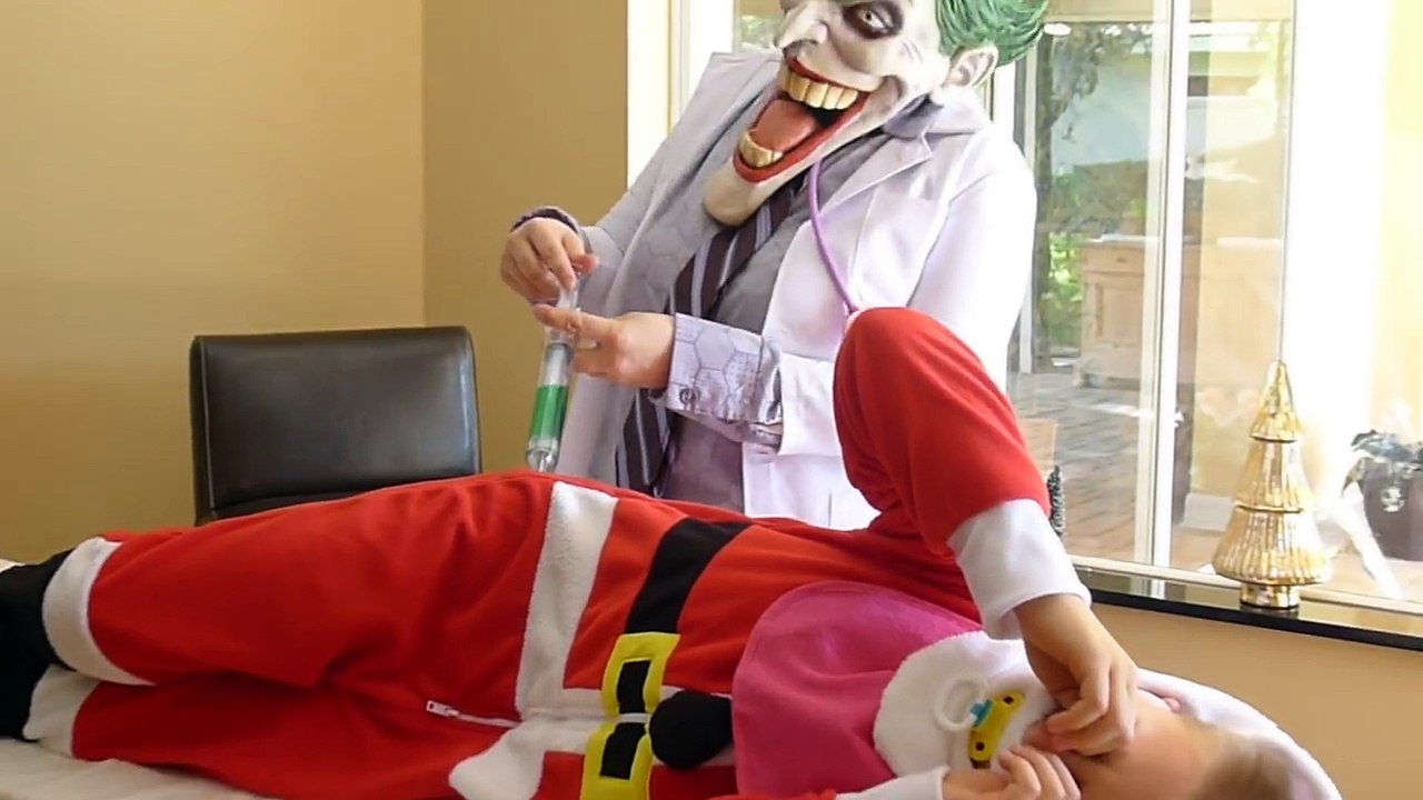 BLOODY TOOTH ELSA SURGERY! Joker Doc McStuffins w/ Spiderman Frozen Funny Superheroes