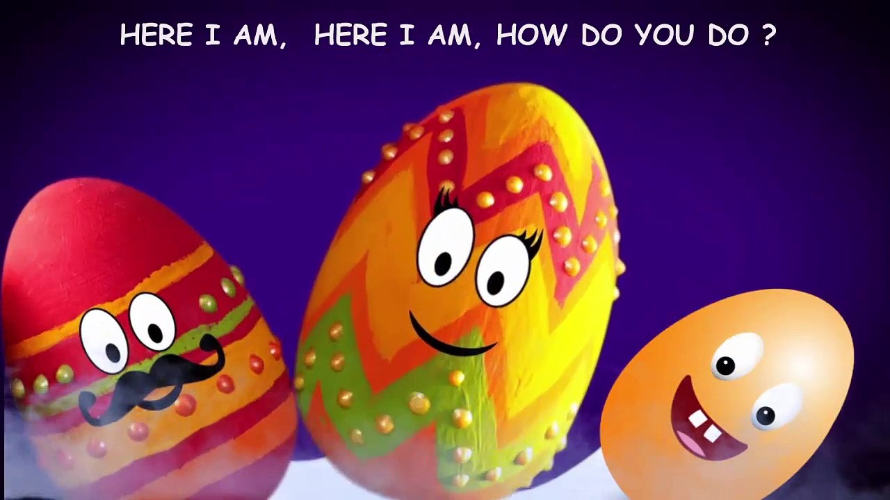 The Finger Family Easter Egg Cake Pops Family Nursery Rhyme | Easter Finger Family Songs