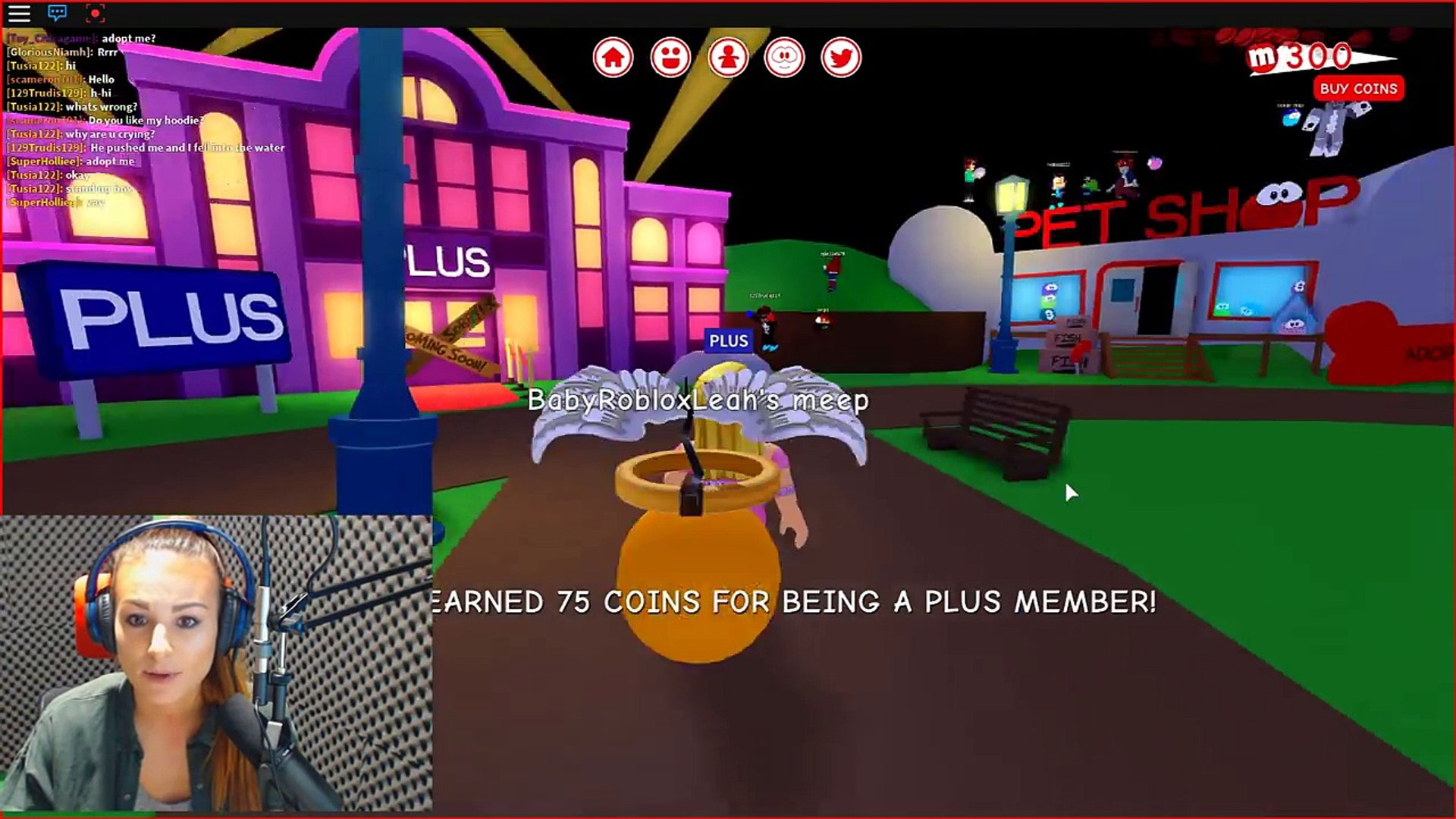 Valentines Kiss Chasing Boys In Meep City Roblox Baby Leah