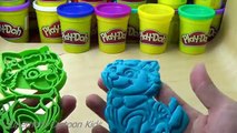 Paw Patrol - How to make Play doh Paw Patrol Cookies Cutter - Ryder, Skye, Rubble, Everest