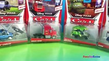 Disney Pixar CARS Deluxe Die Cast Collection with Red the Fire Truck Tow Truck Mater