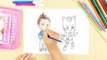 PJ Masks - How to draw & Coloring for Kids: Connor is going transform Catboy - Learn Color