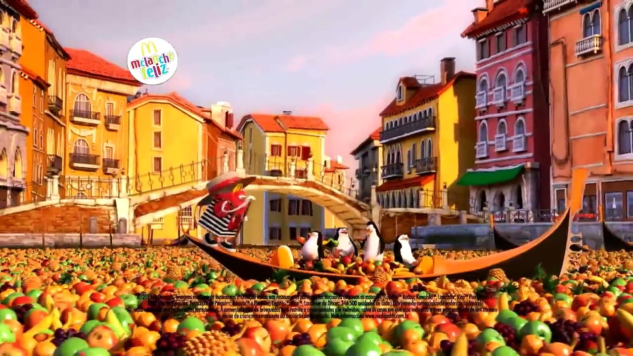 McLanche Feliz Happy Meal Pinguins os Madagaskar DreamWorks McDonalds TV Ad