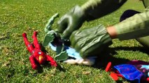 Spiderman & Frozen Elsa vs Batman Vs Hulk Toys in Real Life Fun Superheroes Movie