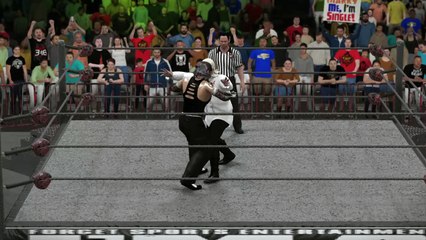 WWE 2K17 gangrel v jeff hardy