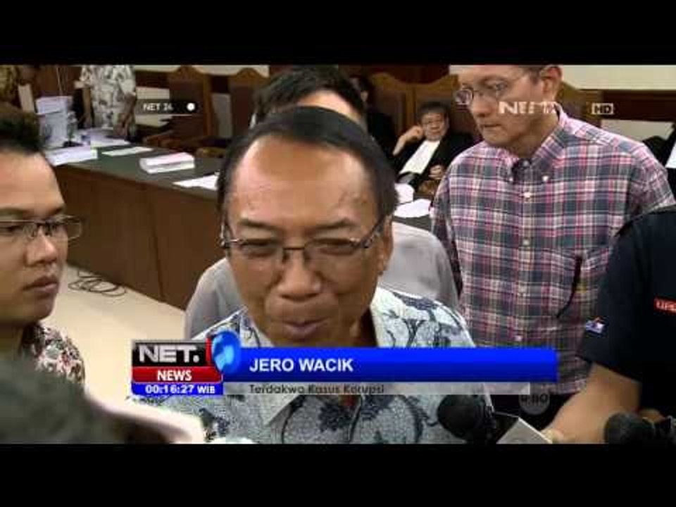 Nota Pembelaan Jero Wacik Terhadap Tuntutan Penyalahgunaan Dana Operasional - NET24
