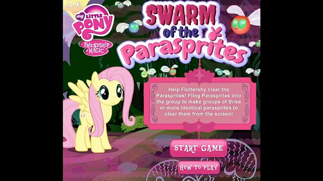 My Little Pony Fluttershy Parasprites Game for Kids new