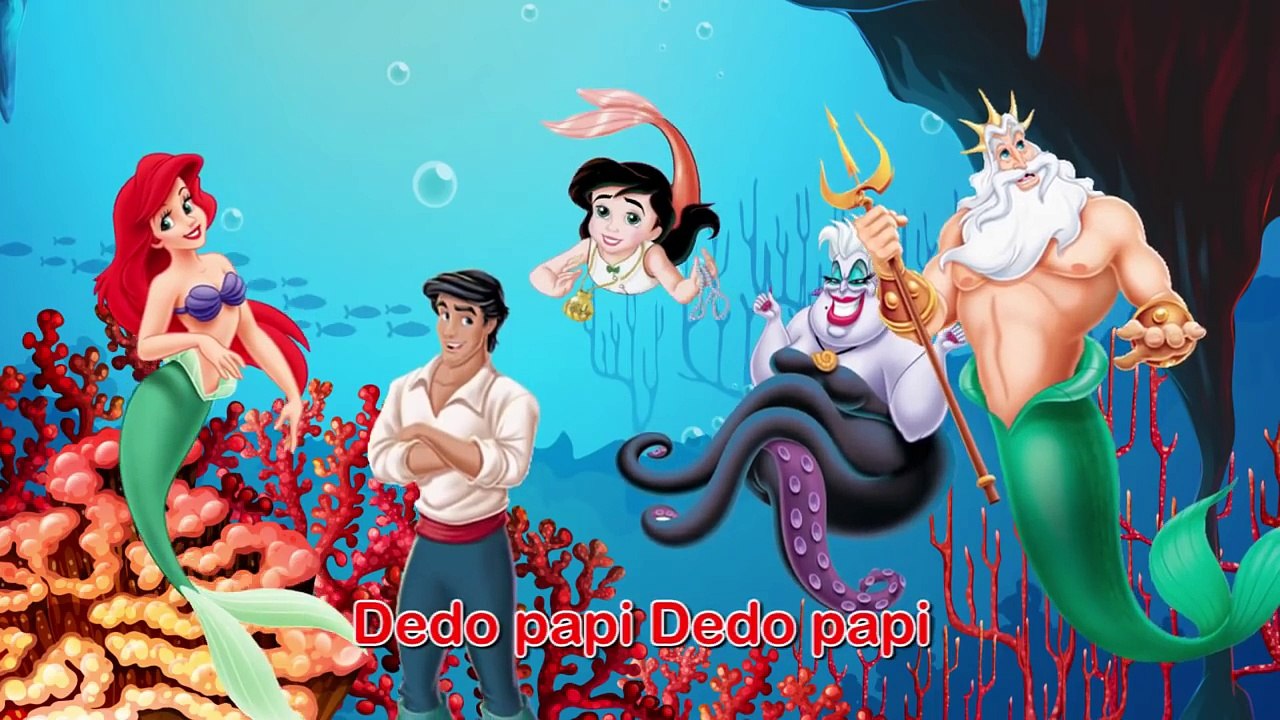 Spanish Little Mermaid Finger Family Nursery Rhyme