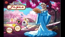 Disney Congelado Princesa Elsa Tiempo de Viaje a Japón Bebé Video Juego Para Niños HD 1080P