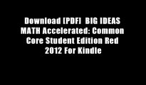 Download [PDF]  BIG IDEAS MATH Accelerated: Common Core Student Edition Red 2012 For Kindle