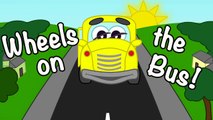 Wheels on the Bus (Go Round and Round) - Song for Kids - Nursery Rhyme - Sing Along