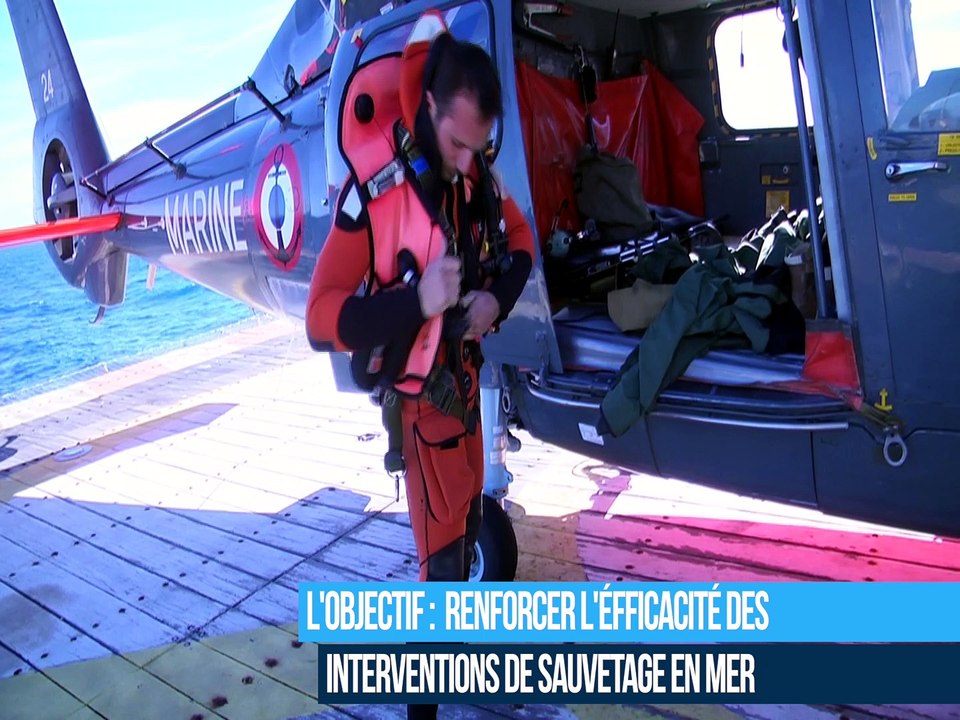 Exercice de sauvetage en mer grandeur nature au large du Cap-Martin