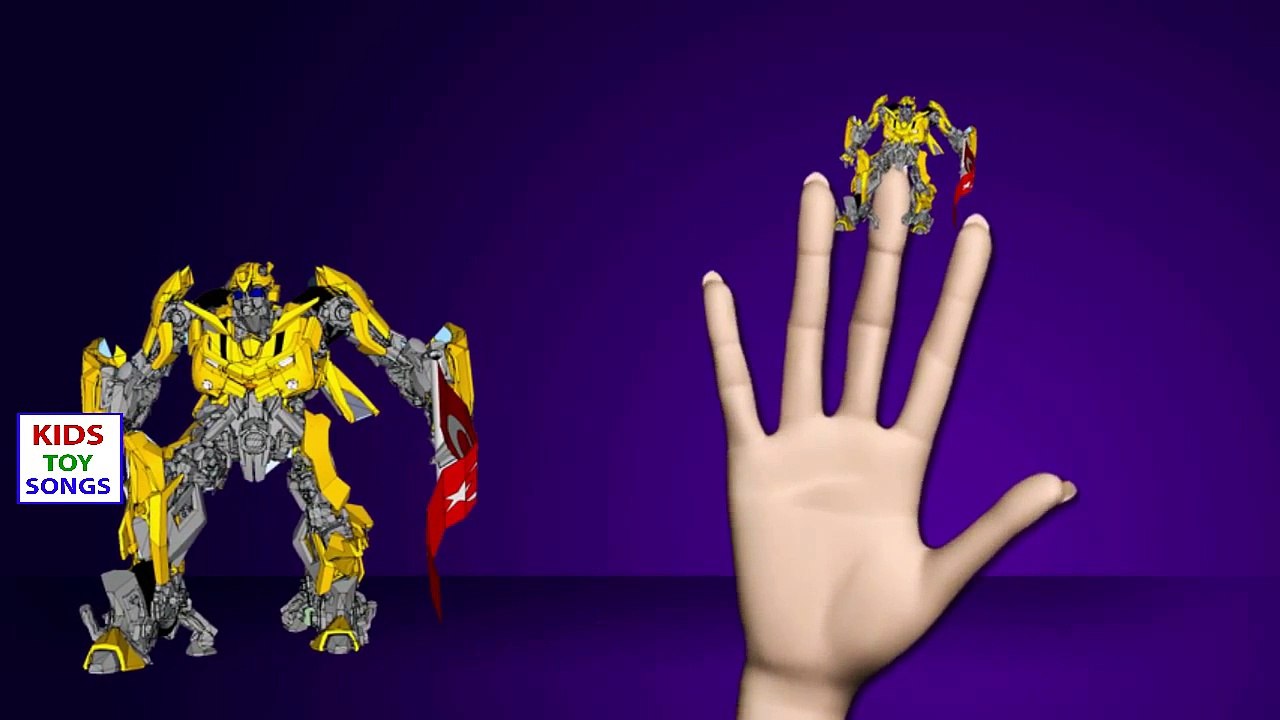 The Finger Family TRANSFORMERS Cartoons | Crazy Finger Family 3D Nursery Rhymes for Children
