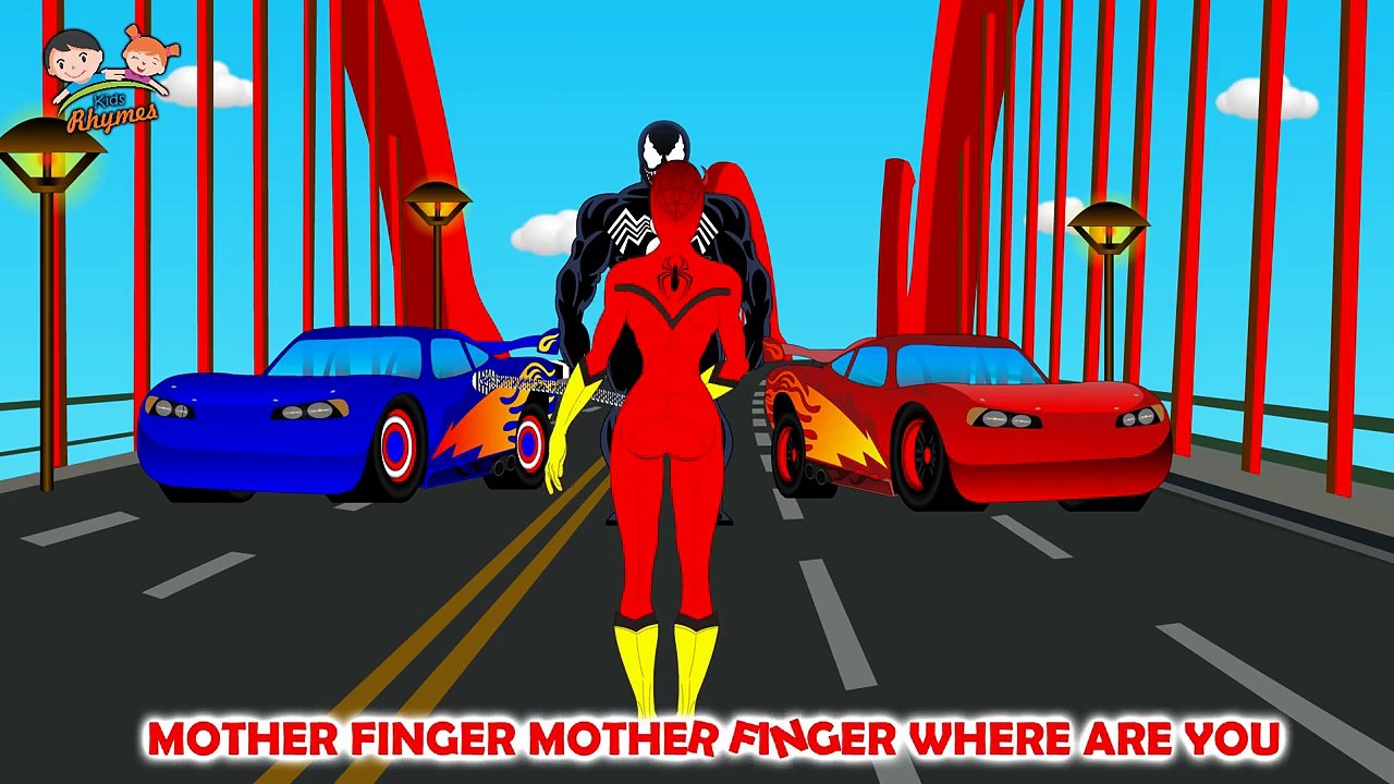 Spiderman vs Venom finger family collection_Spider man finger family_many more finger fami