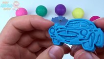 Play & Learn Colors Play Dough Modelling Clay with McQueen Cars 2 Pixar Molds Fun for Children