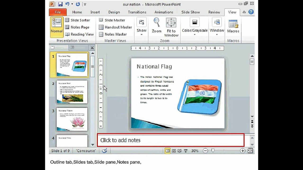 05BCC06- MS PowerPoint Presentation of the slides (Free Online Course for Basic Computer Skills)