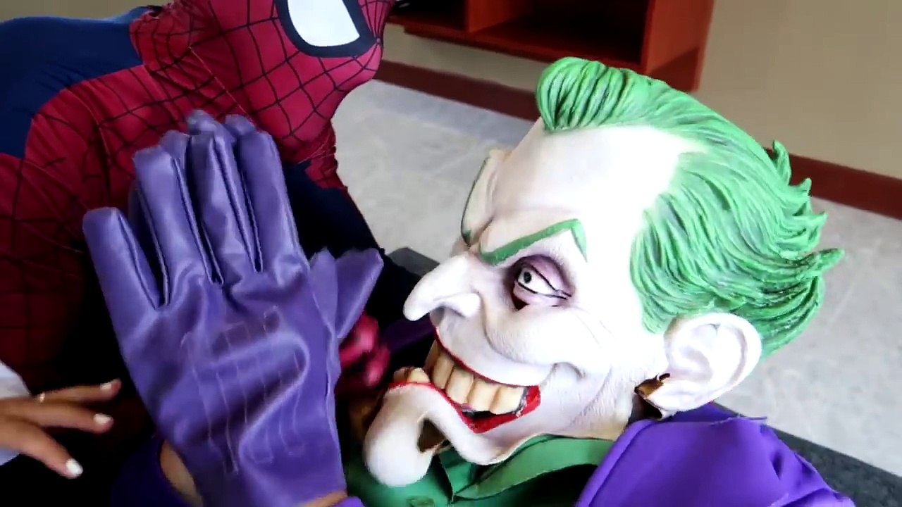 Spiderman & Frozen Elsa BALLOON PRANK! w/ Hulk Doctor Mr Bean Superman Joker Baby Toys Sup
