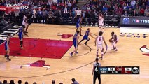 Jeriant Grant Crosses Up Stephen Curry  Warriors vs Bulls  March 2, 2017  2016-17 NBA Season