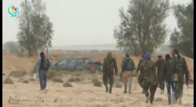 IS and Syria forces near Palmyra