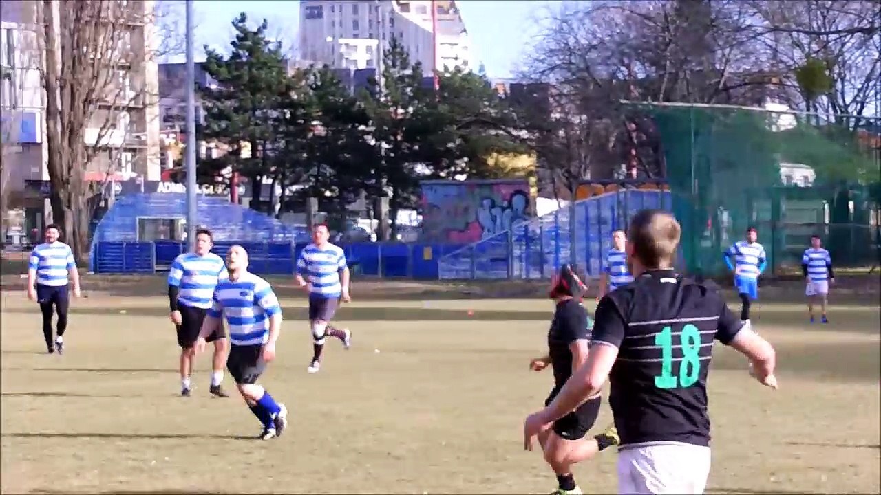 Slovan vs RKB rugby XV test match feb 2017