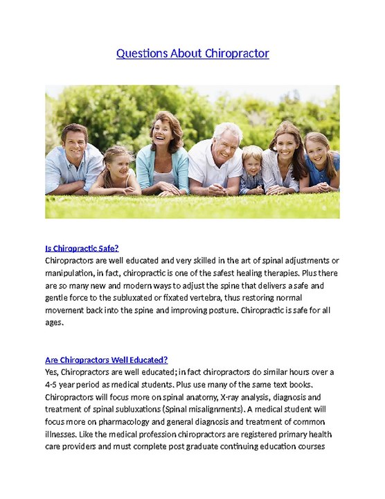 Questions_About_Chiropractor