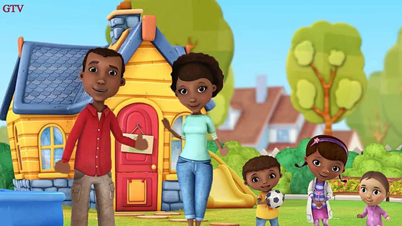 Doc McStuffins Body Paint Finger Family Nursery Rhyme Best Learn Colors Video for Kids Toy