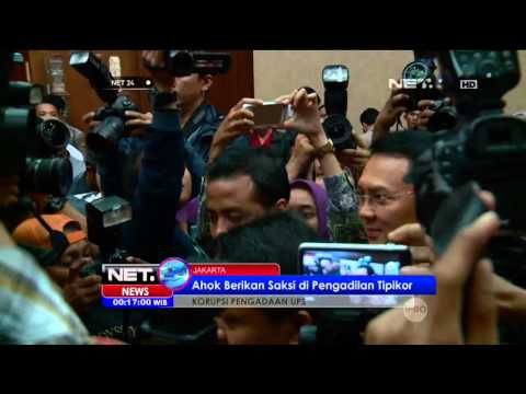 Ahok Berikan Saksi Di Pengadilan Tipikor Korupsi Pengadaan UPS - NET24