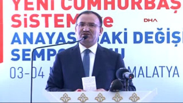 Malatya Adalet Bakanı Bekir Bozdağ Referandum Açıklamaları