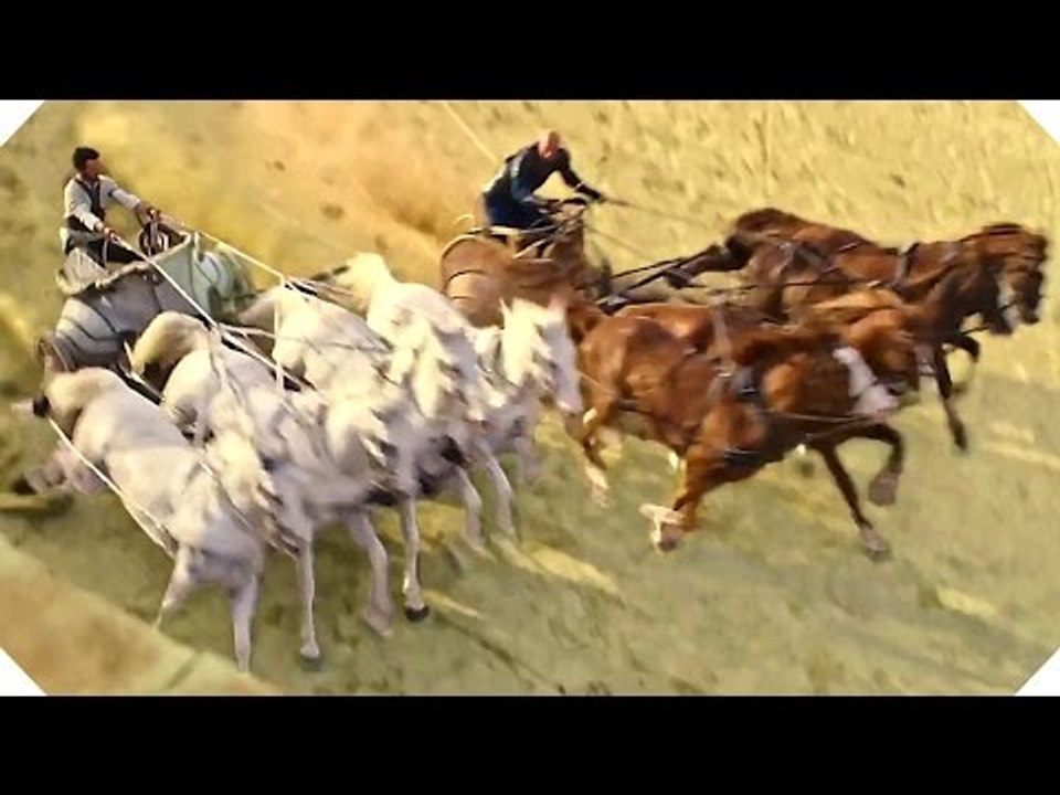 BEN HUR - "La Course de Chars" - Extrait (Morgan Freeman, Action - 2016)