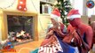 Bad Santa Joker Freak vs Frozen Elsa and Spiderman Attacks Santa Claus Funny Amazing Super