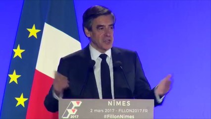 François Fillon à Nîmes : "Je ne suis pas seul !"