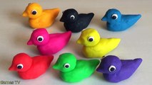 Play Doh Surprise Eggs Nursery Rhymes | Five Little Ducks Playdough Surprise Toys