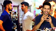 Varun Dhawan REACTS On Copying Virat Kohli's Hairstyle