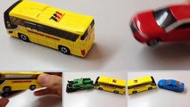 car toys ISUZU GALA No.42 Tomica videos | toys car HANTA ASPHALT PAVER F1741WZ No.2 Videos for Kids