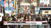 Korea's consumer prices jump 1.9% y/y in February