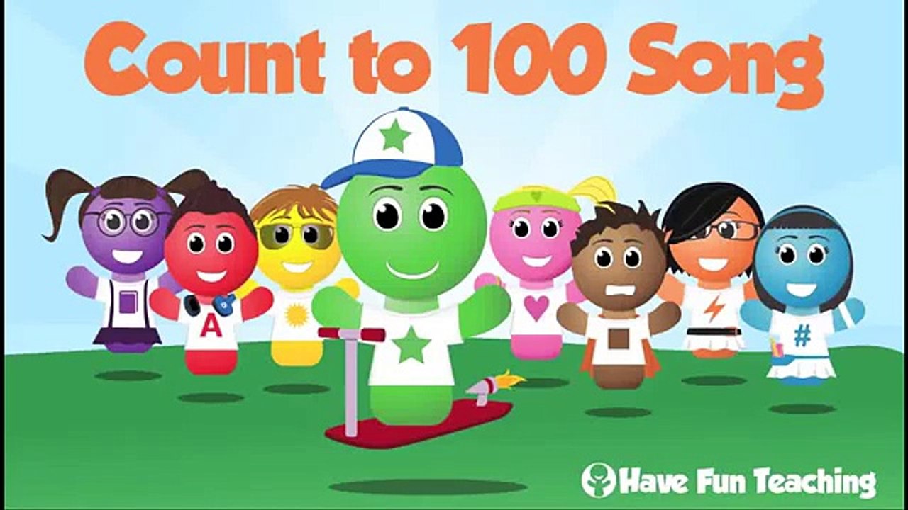 Lets Get Fit | Count to 100 | Count to 100 Song | Counting to 100 | Jack Hartmann