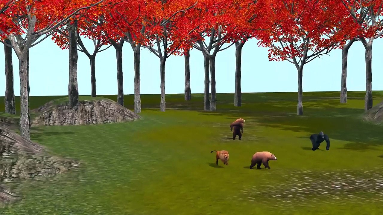 Bear 3D Finger Family Songs For Children Top 10 Finger Family Rhymes