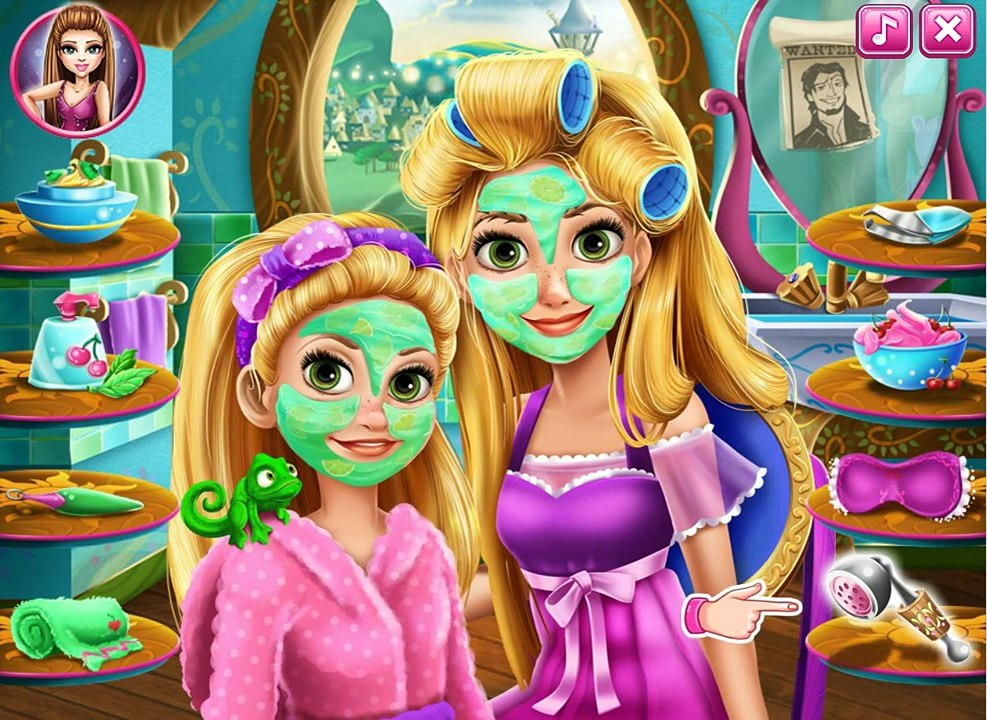 ♥ Disney Princess Games For Girls Rapunzel And Baby Makeover Dressup ♥
