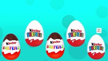 Learn Colors for Children Kids Toddlers - 3D Surprise Eggs Spiderman Colors Finger Family