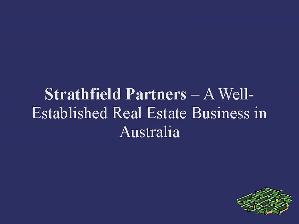 Strathfield Partners – A Well-Established Real Estate Business in Australia
