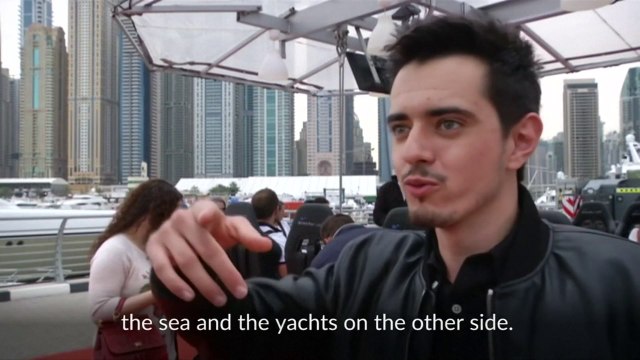 Suspended high up in the air, guests enjoy unique Dubai dining event