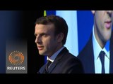 France's Macron presents mould-breaking manifesto