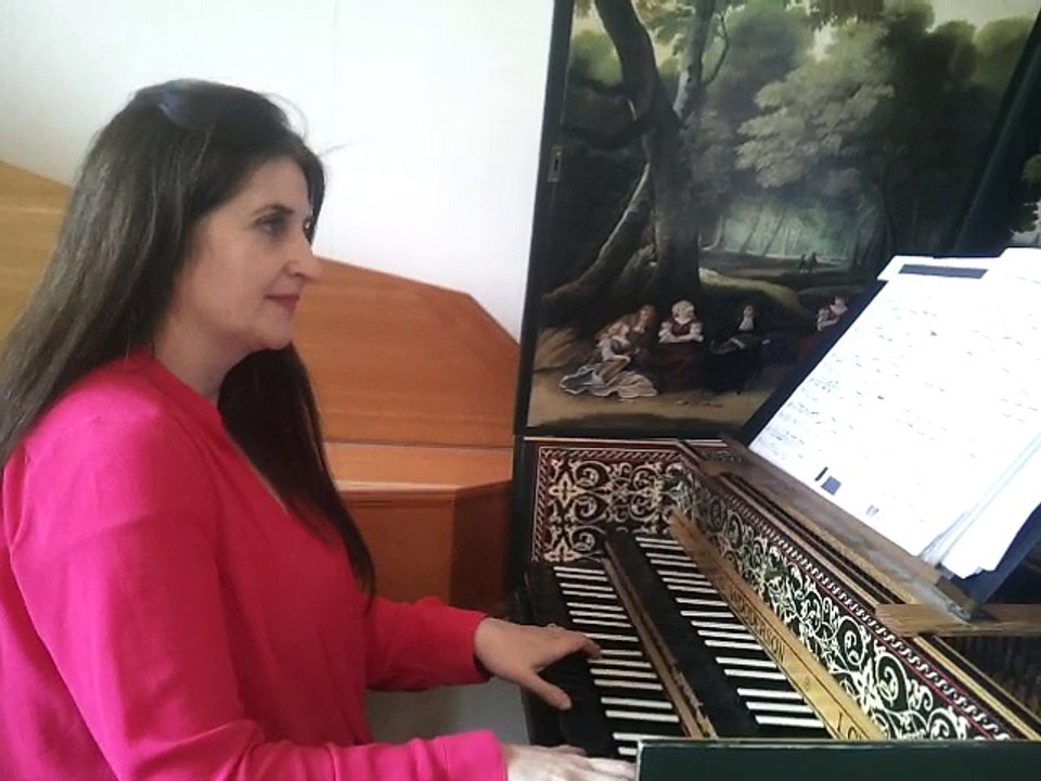 Bridget Cunningham au clavecin